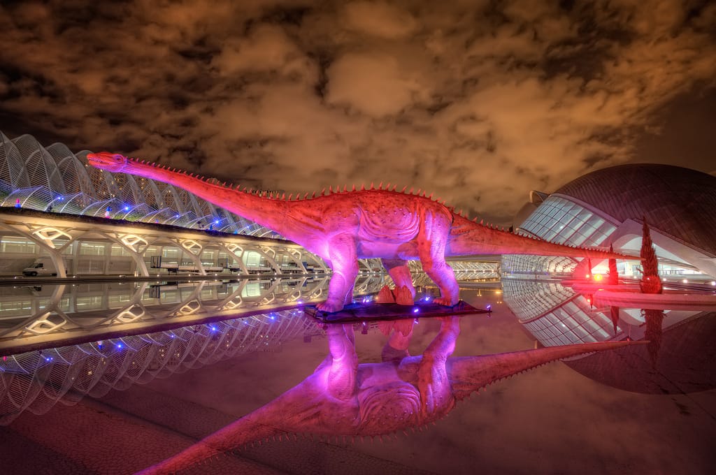 Dinosaurio Rosa en Valencia