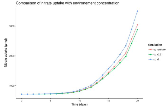 Exemple de sorties obtenues avec OpenSimRoot