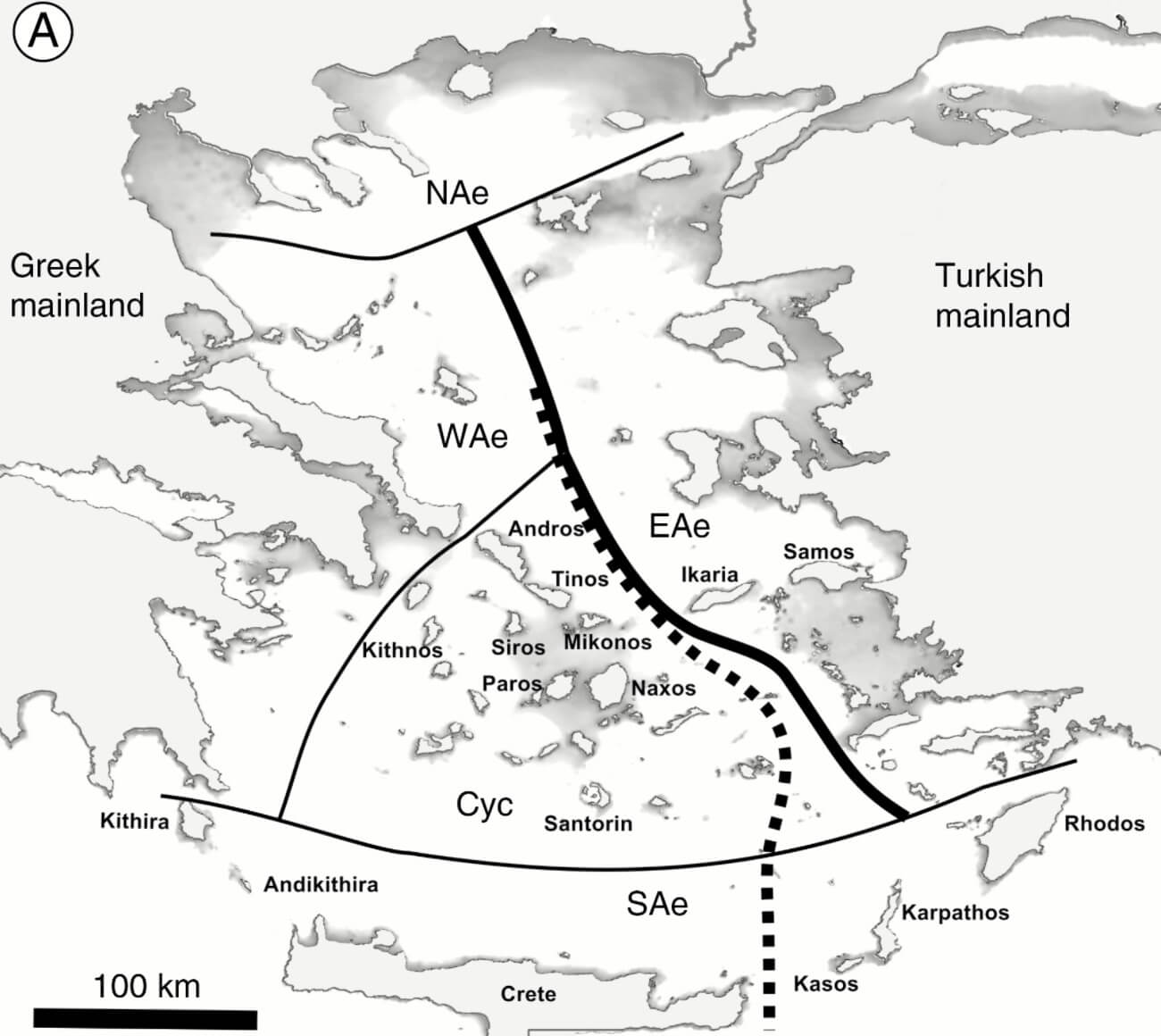 La fragmentation et la colonisation des îles ont entraîné la diversification de la nigelle égéenne