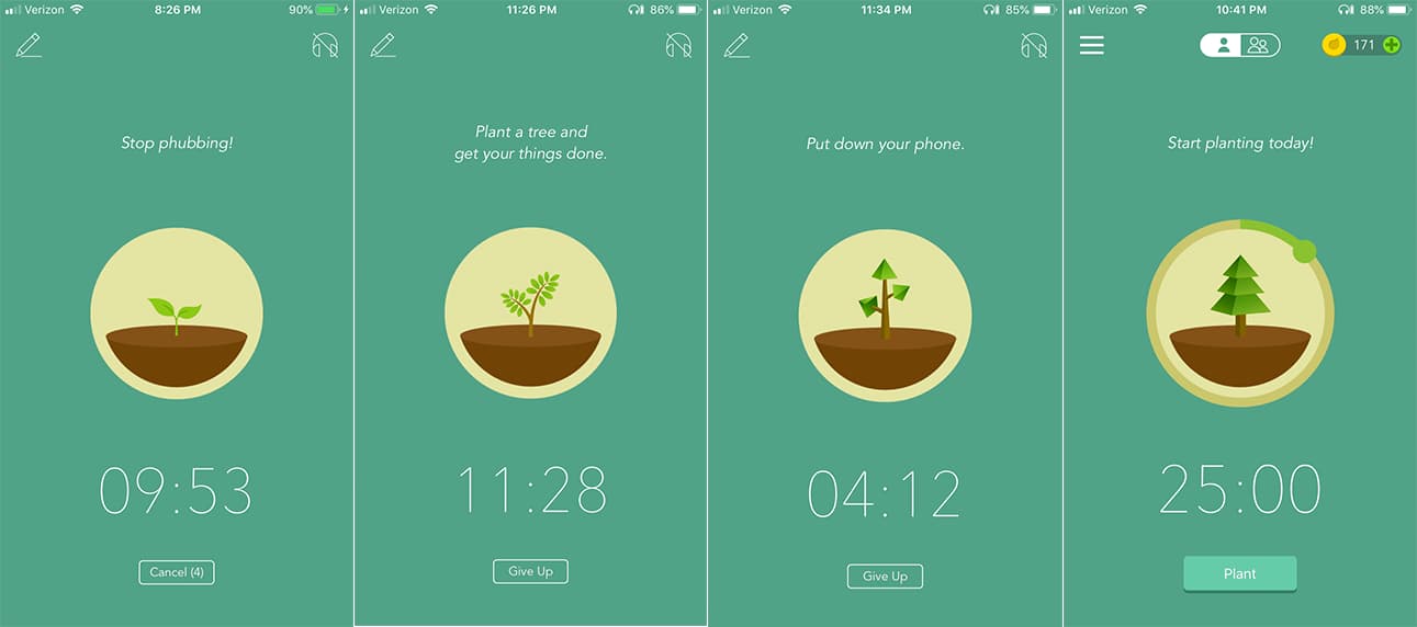 Une petite dose de science végétale et Focus avec Forest.app