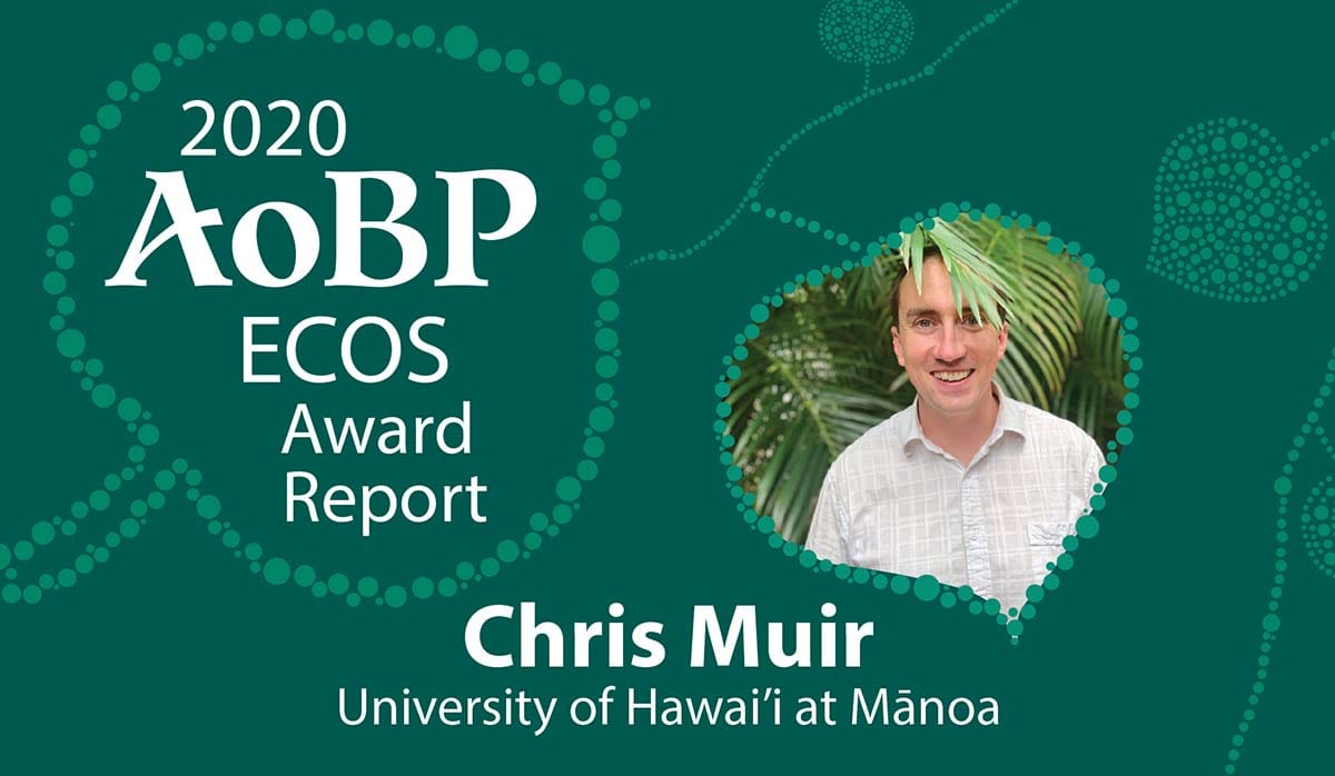 Premio AoBP ECOS 2020 Chris Muir
