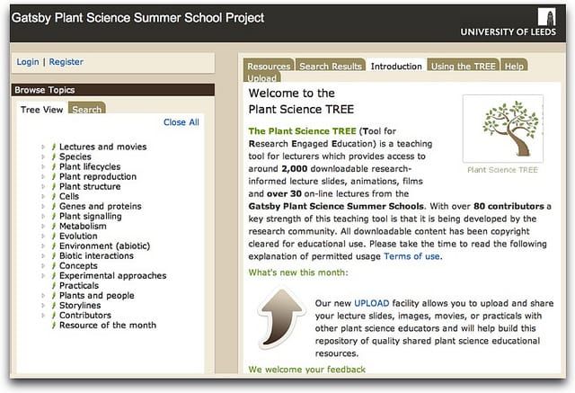 L'arbre de la science végétale (outil pour l'éducation engagée dans la recherche)