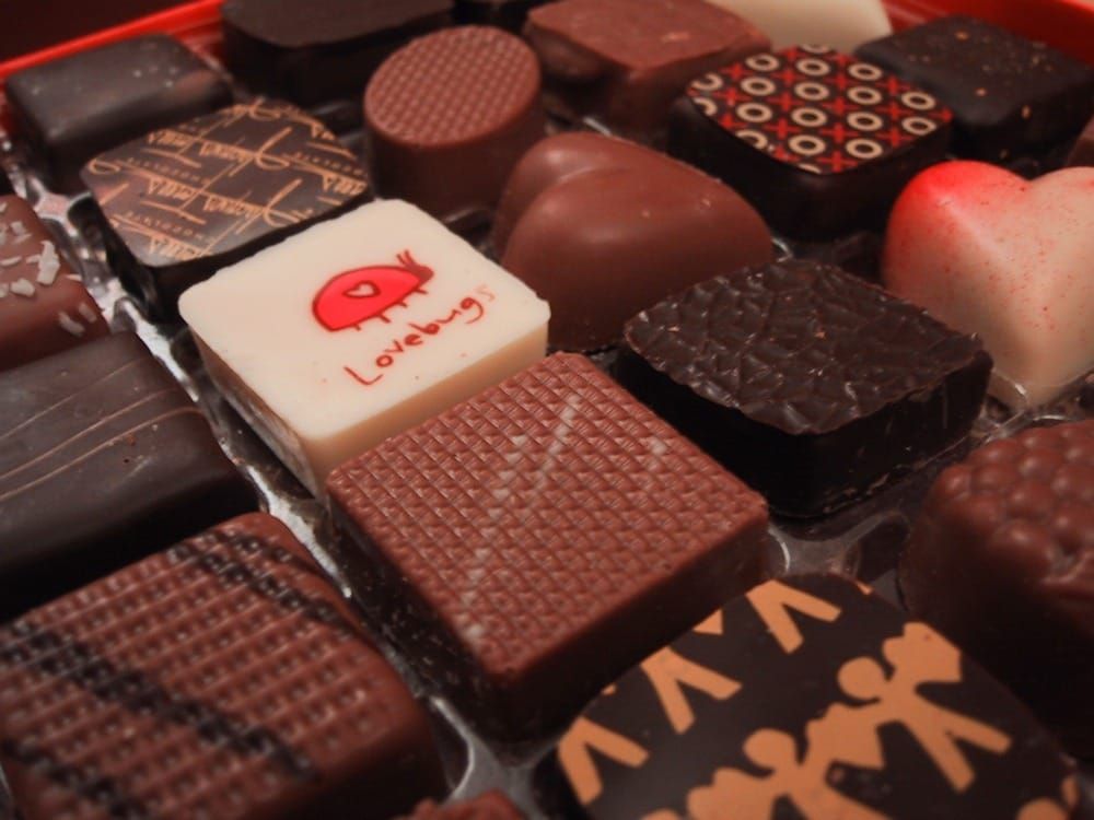 Chocolates for St. Valentine's Day.