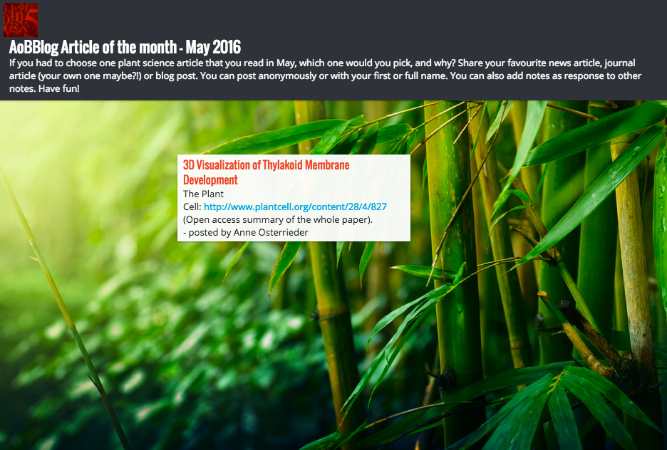 Destaques do Padlet AoBBlog maio de 2016