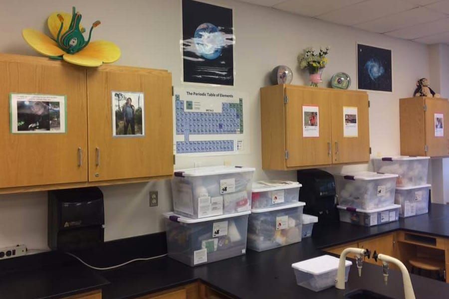 Une salle de classe décorée