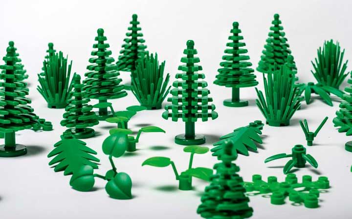 faux arbres en plastique