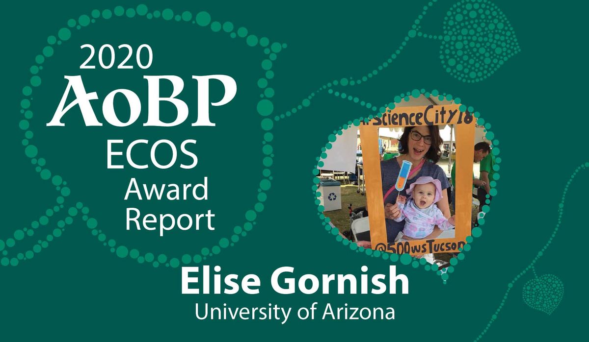 Lauréate AoBP ECOS Elise Gornish