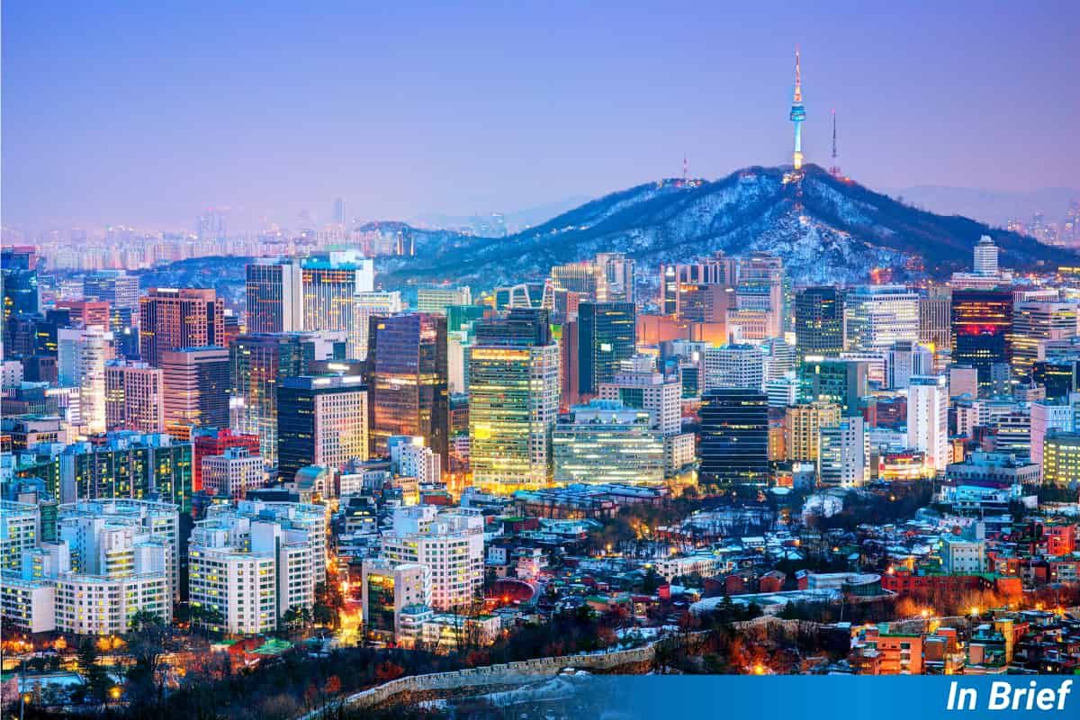 Ein Blick über Seoul.