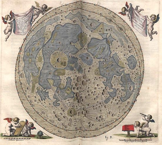 Image: Selenographia, sive Lunae descriptio, Johannes Hevelius,