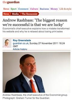 Wise man speaks much sense about online publishing