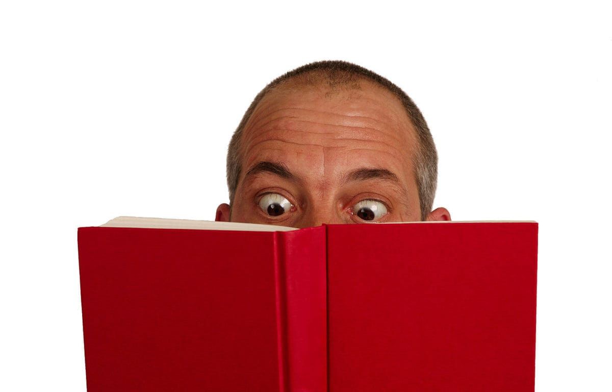 A shocked man