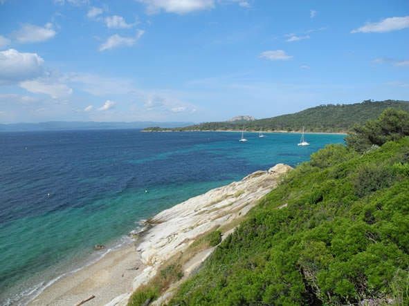 The beach on the French Cote d’Azur