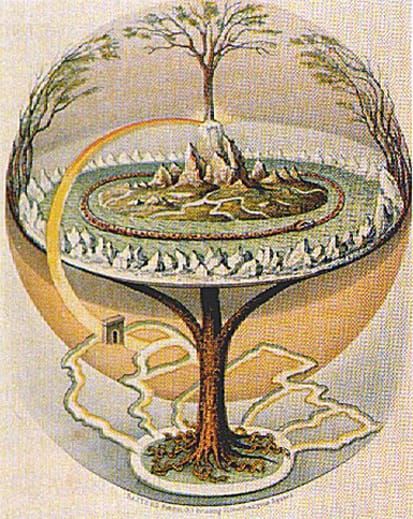 Image: Oluf Olufsen Bagge, 1847, from Northern Antiquities, an English translation of the Prose Edda.