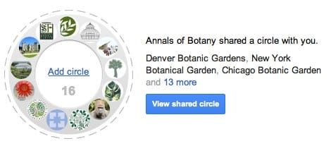 Connecting you with plant scientists on Google+