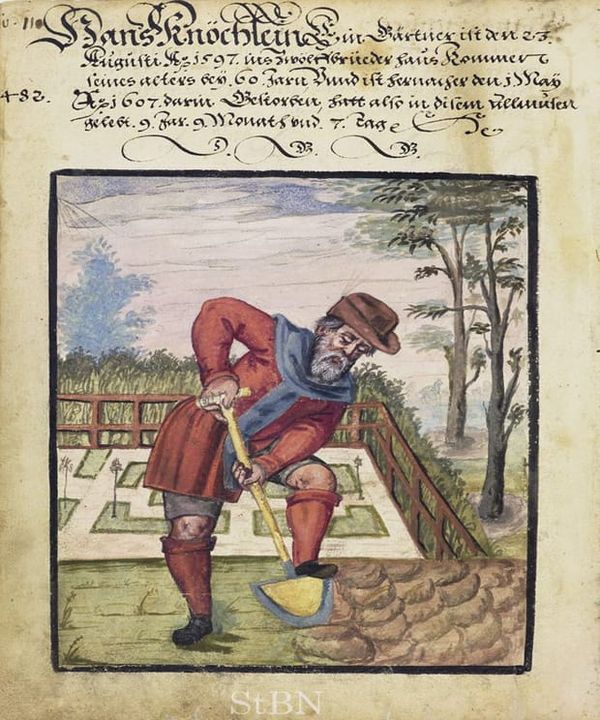 Image: Hans Knöchlein, Hausbuch der Mendelschen Zwölfbrüderstiftung, Band 2. Nürnberg 1550–1791.