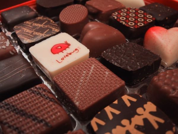 Chocolates for St. Valentine's Day.