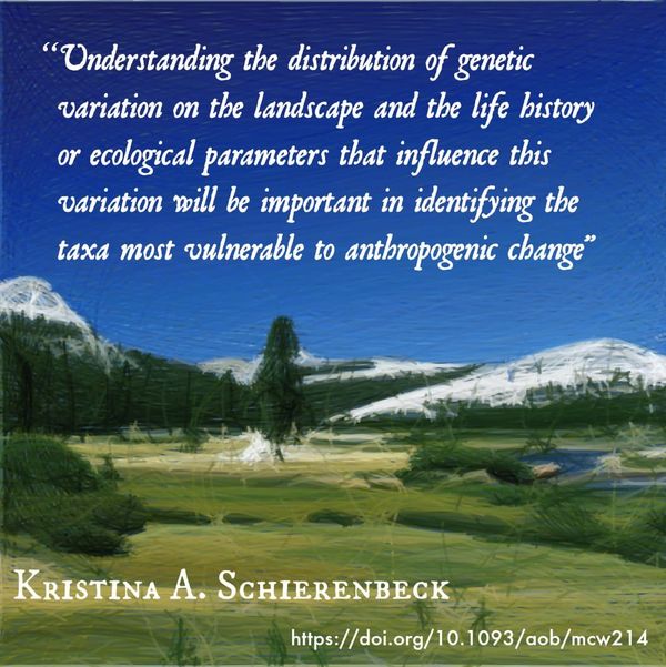 Understanding the distribution of genetic variation on the landscape and the life history or ecological parameters that influ