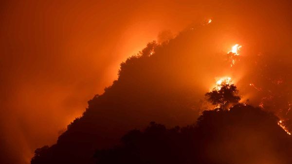 Wildfire in southern California