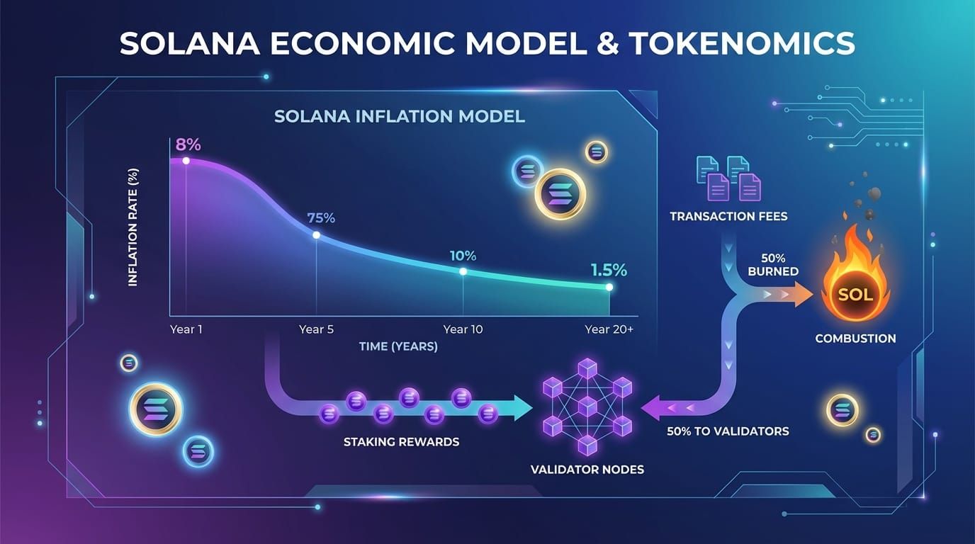 Solana's Economic Model: Understanding Inflation, Staking Rewards, and Long-Term Sustainability