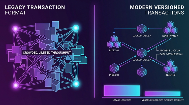 Solana Transaction Versioning: Legacy vs Versioned Transactions