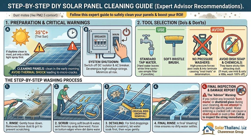 Keep this for reference when cleaning panels!