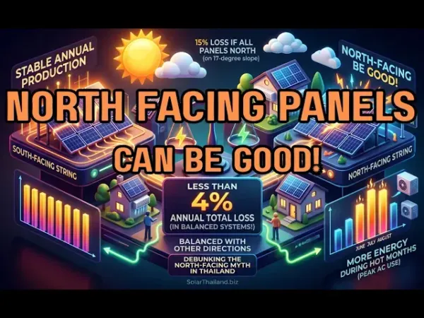 Stop fearing north facing solar panels!