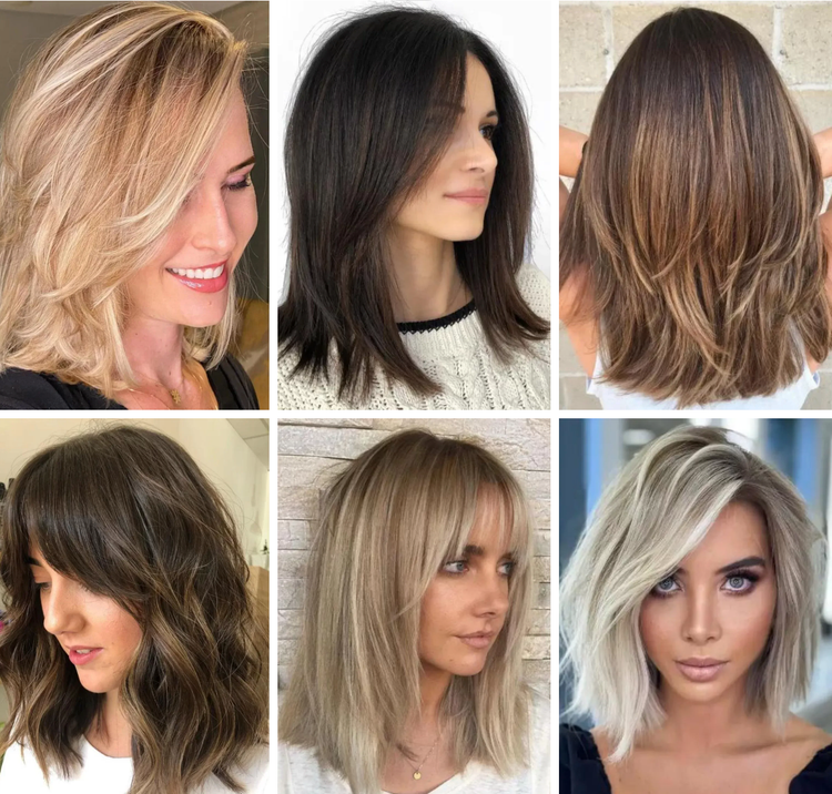 30 Tagli di Capelli Medi Femminili:  i migliori per donne di 30 e 60 anni