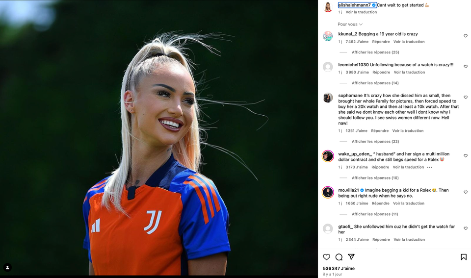 Alisha Lehmann: tutto quello che c'è da sapere sulla superstar dei social media e fidanzata di Douglas Luiz