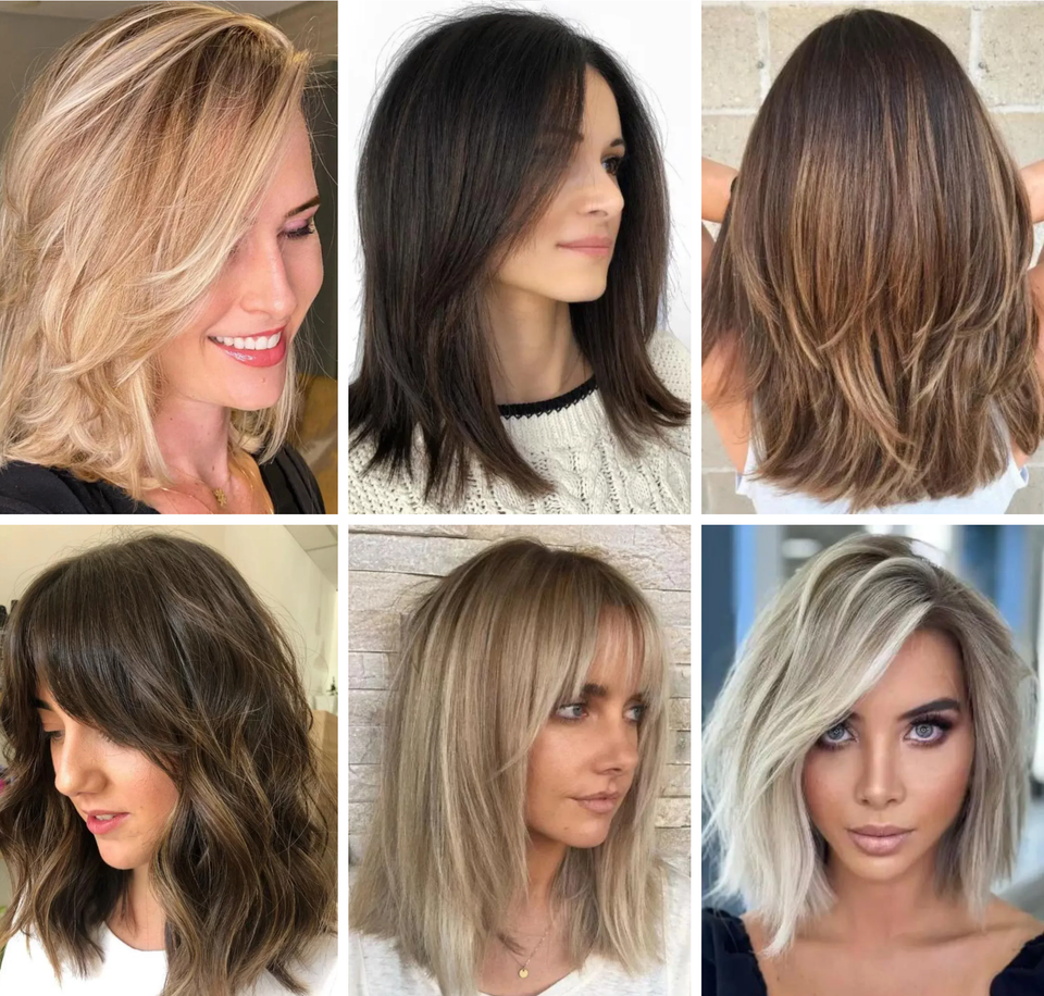 30 Tagli di Capelli Medi Femminili:  i migliori per donne di 30 e 60 anni