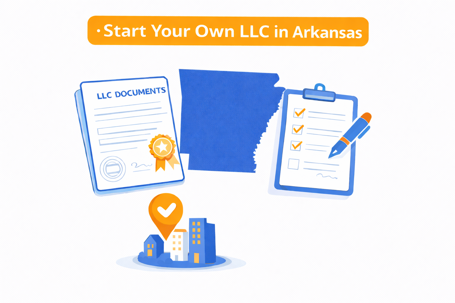 Arkansas LLC Formation Illustration