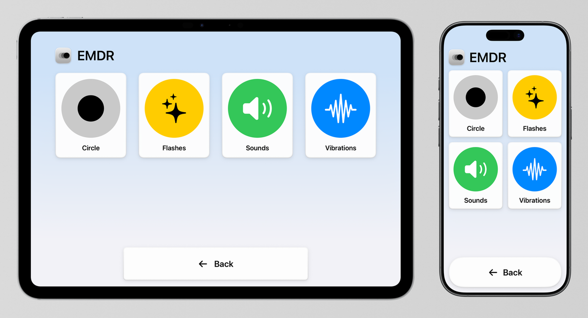 The EMDR app: First third-party app with Assistive Access