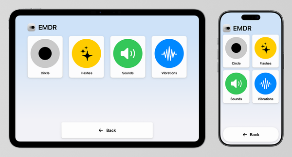 The EMDR app: First third-party app with Assistive Access
