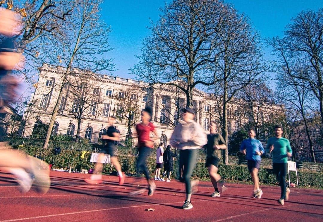 Runner's bliss, captured