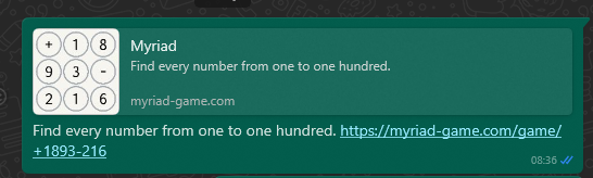 Myriad-Game-Whatsapp