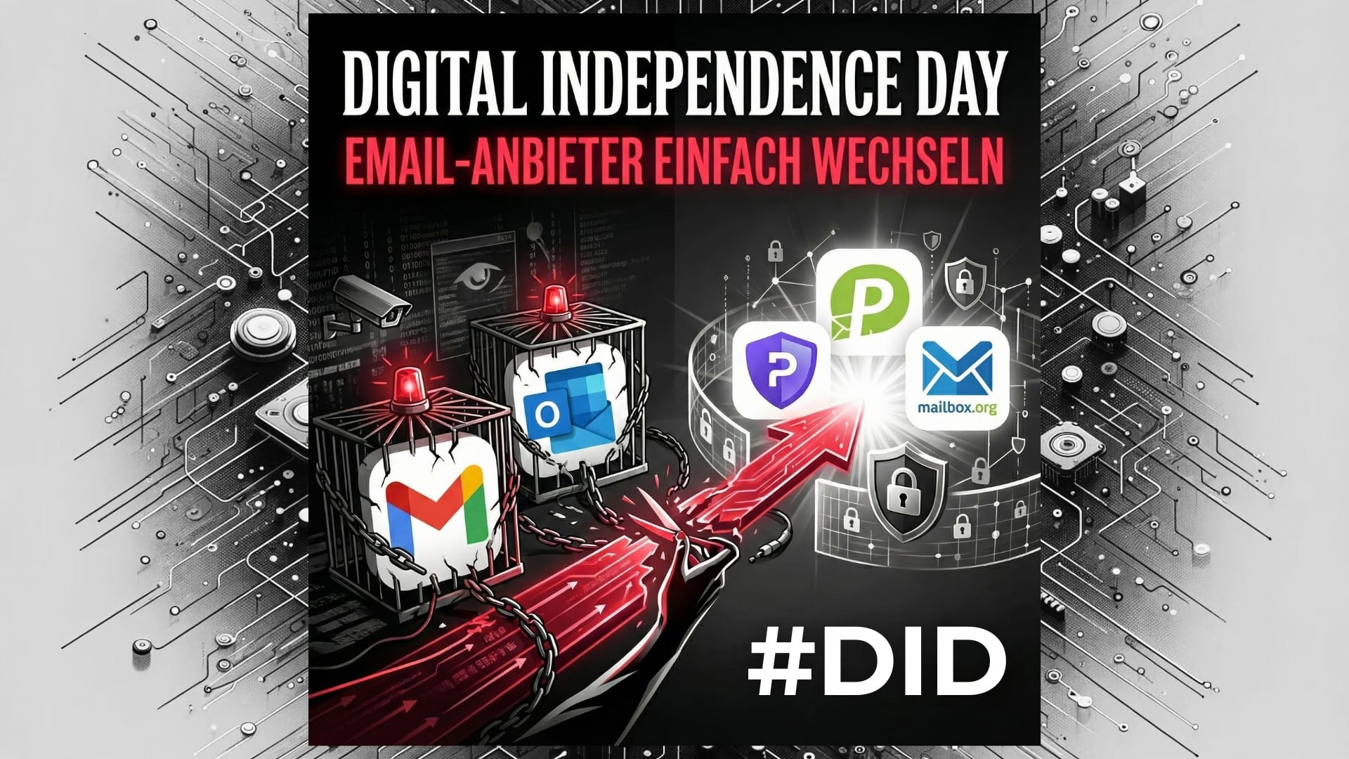 Digital Independence Day #1 - Email-Anbieter einfach wechseln