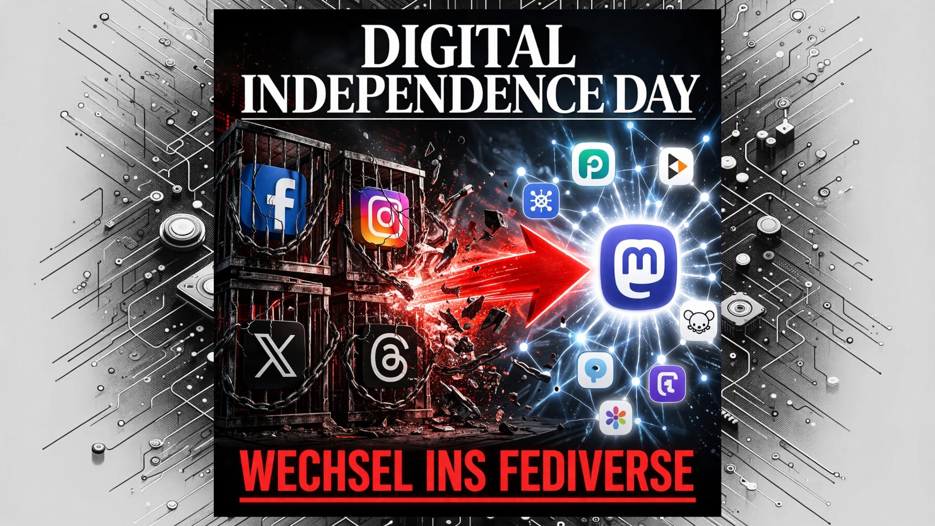 Digital Independence Day - Wie mich der Wechsel ins Fediverse veraendert hat!