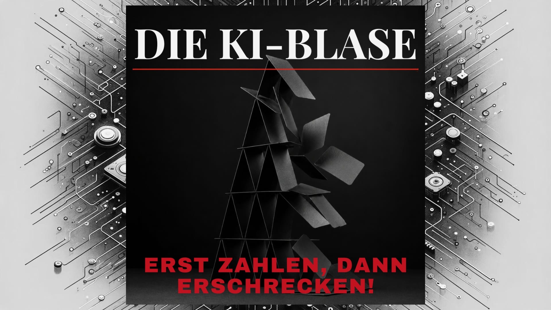 KI-Blase durchgerechnet: Erst zahlen, dann erschrecken!