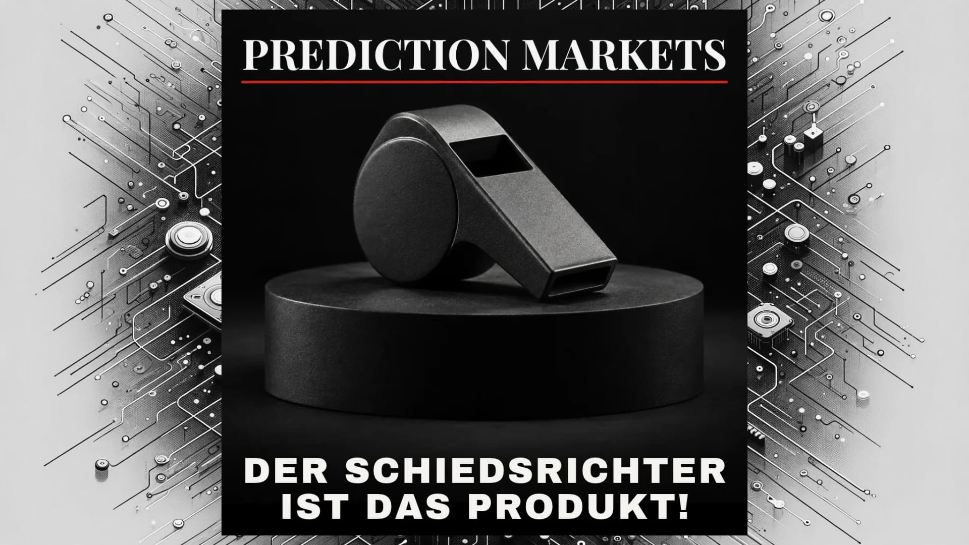 Prediction Markets - Der Schiedsrichter ist das Produkt