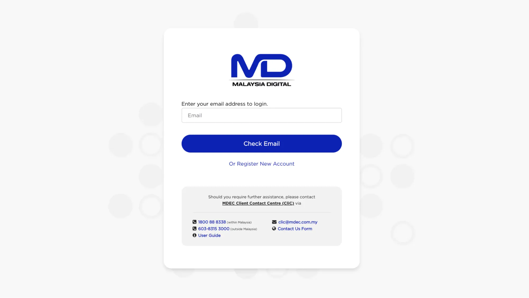 MDEC DE Rantau website portal