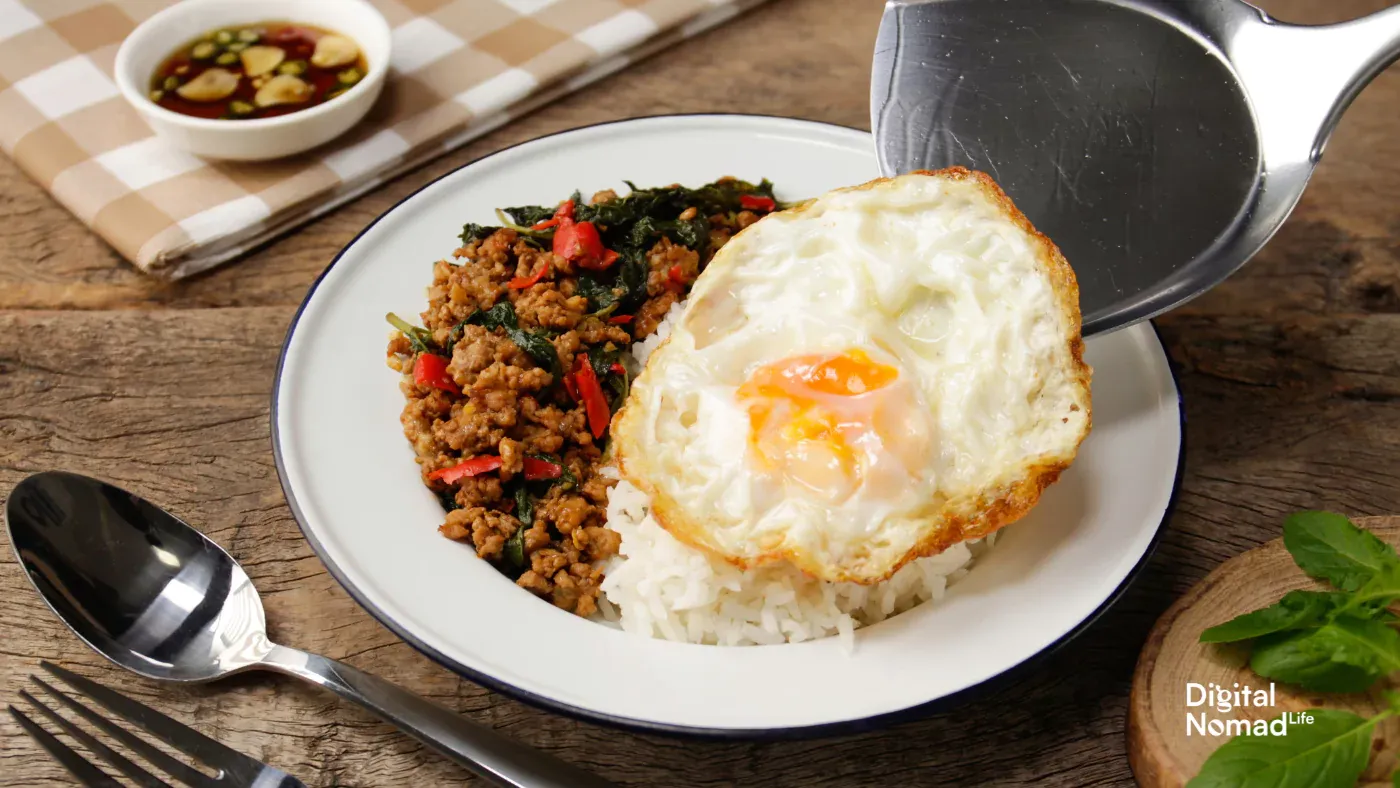 Pad Kra Pao dish