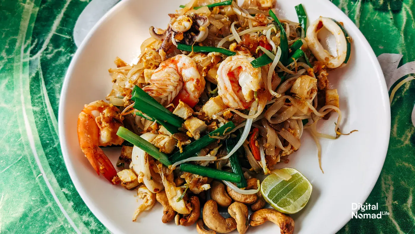Pad Thai Noodles Dish