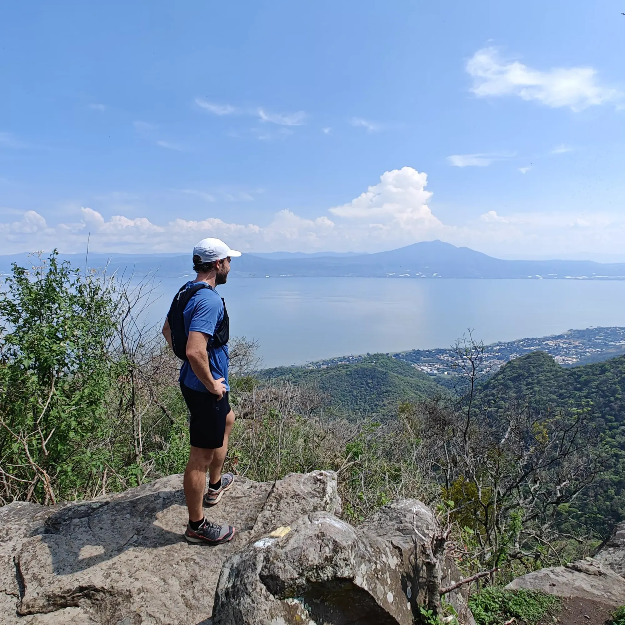  View of lake chapala from the Hike