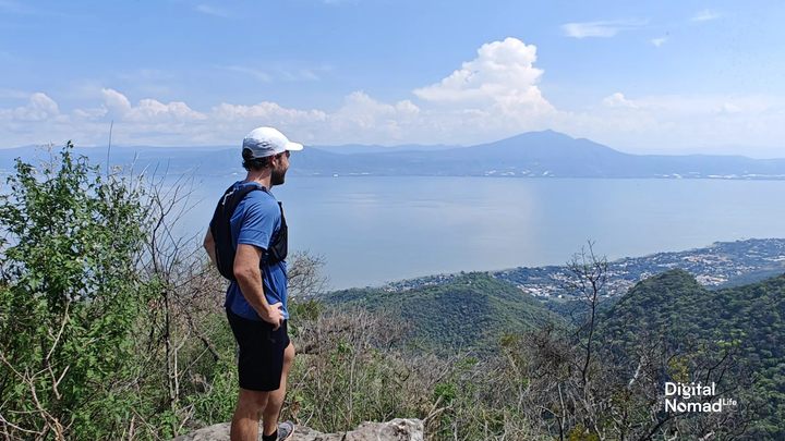  View of lake chapala from the Hike