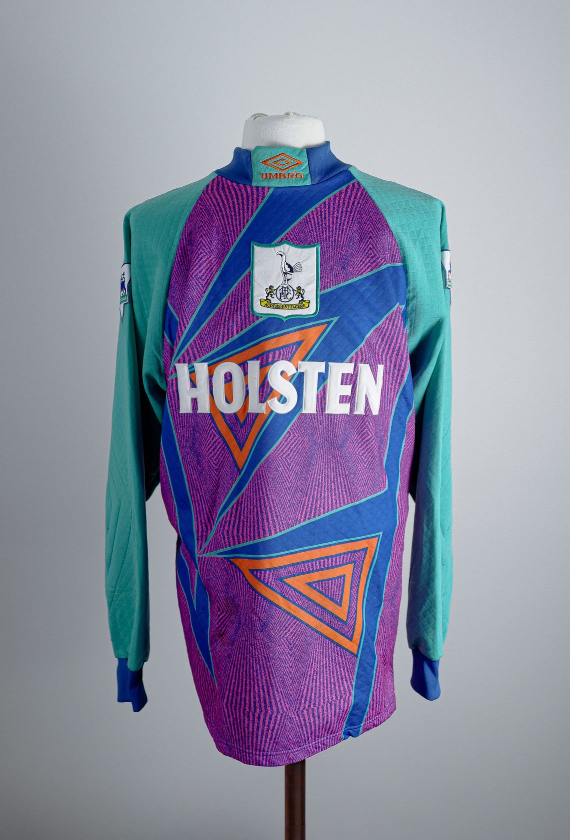 Ian Walker Tottenham Goalkeeper Shirt 1994 - Lilywhite Collection match-worn Tottenham shirt