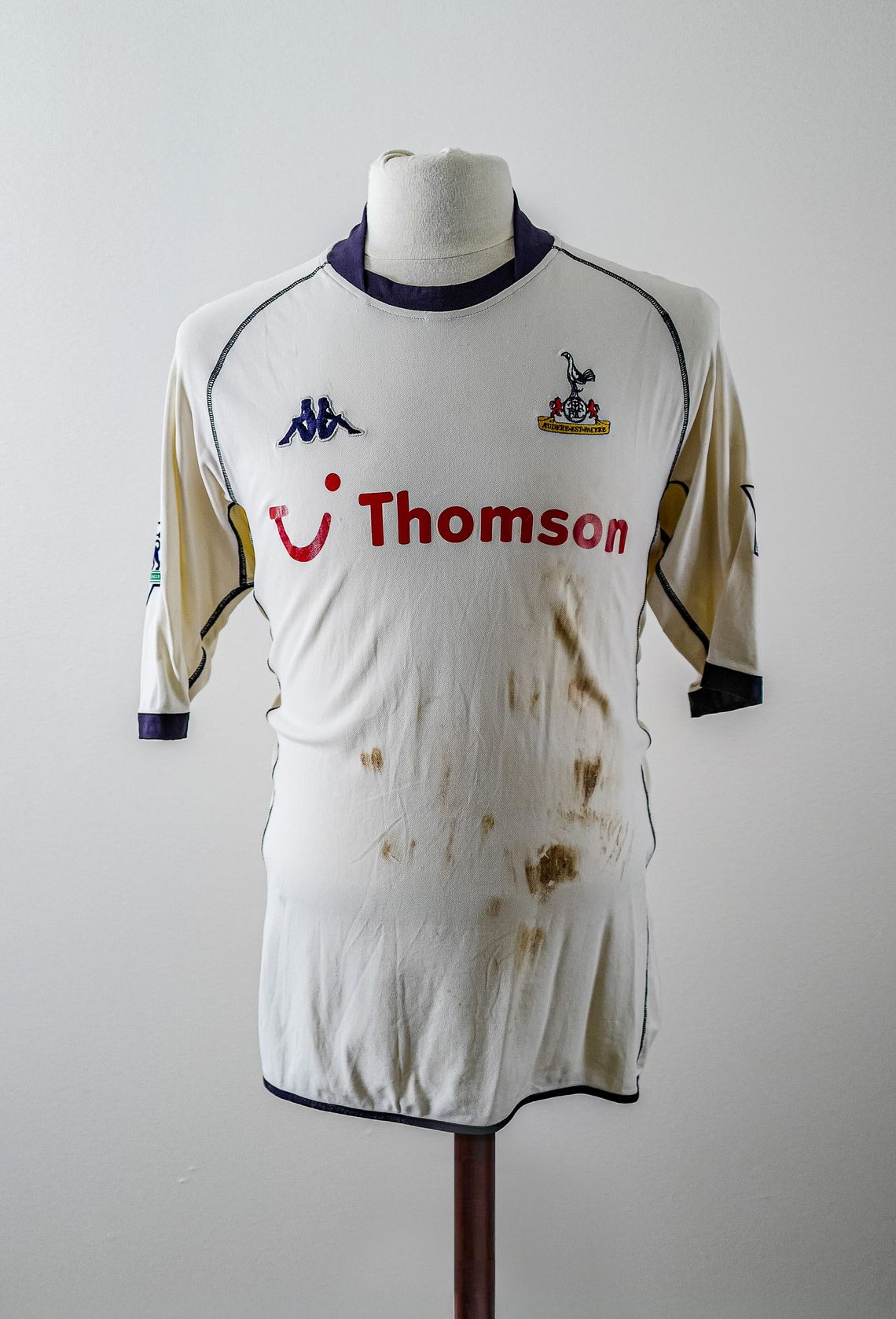 Sheringham Kappa - Lilywhite Collection match-worn Tottenham shirt