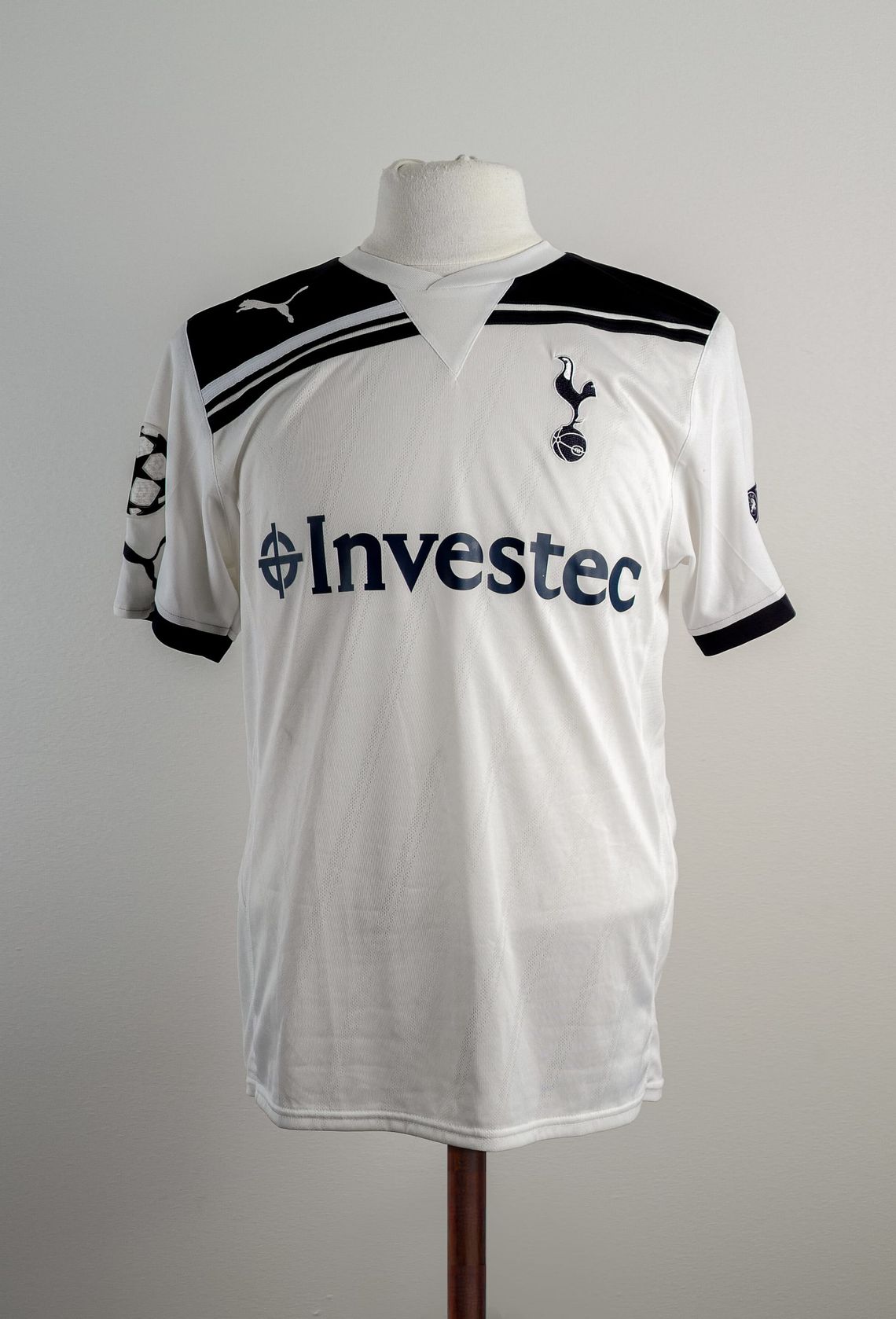 Jonathan Woodgate Champions League - Lilywhite Collection match-worn Tottenham shirt