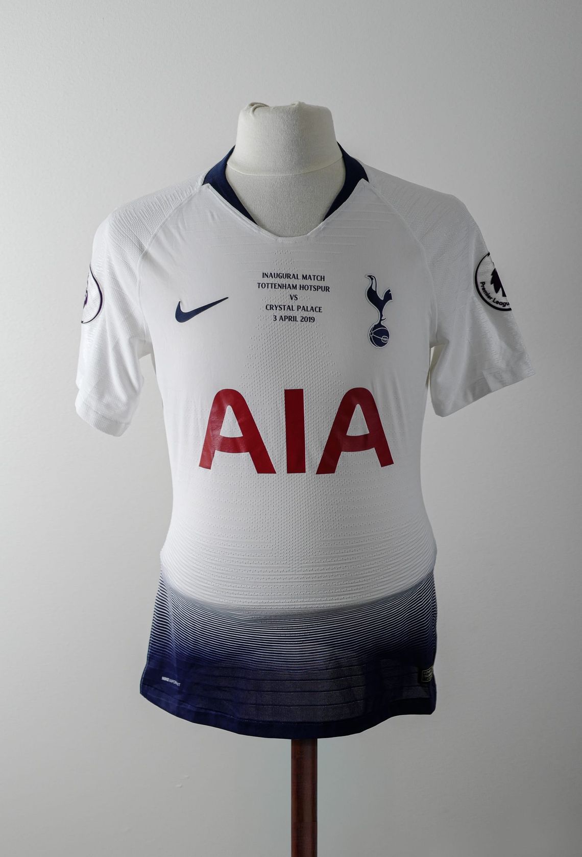Davinson Sánchez vs. Crystal Palace Match Issued Shirt - Lilywhite Collection match-worn Tottenham shirt