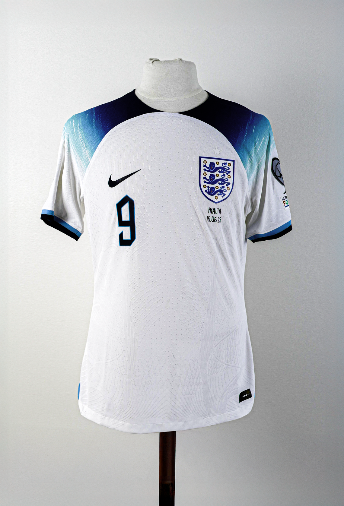 Harry Kane Match Issued England Shirt vs Malta