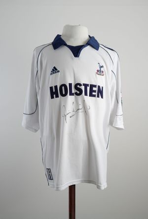 Ginola Match Worn 2000 Equipment Shirt