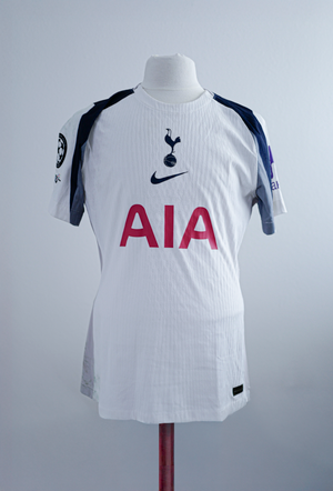 Van De Ven Match Worn Tottenham Shirt vs. FC Copenhagen